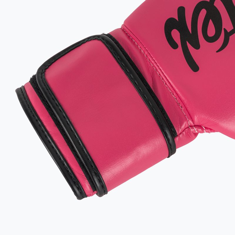 Боксови ръкавици Fairtex Microfiber pink/black 6