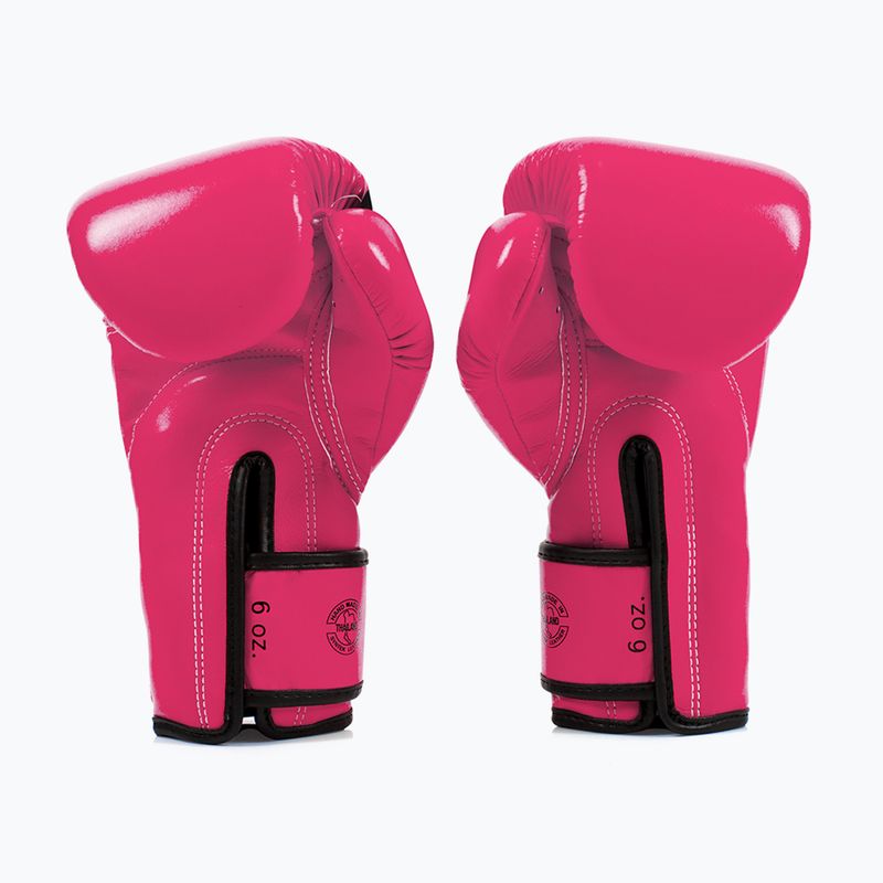 Боксови ръкавици Fairtex Microfiber pink/black 2