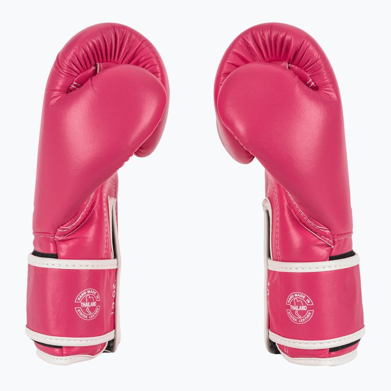 Боксови ръкавици Fairtex Microfiber pink/white 4