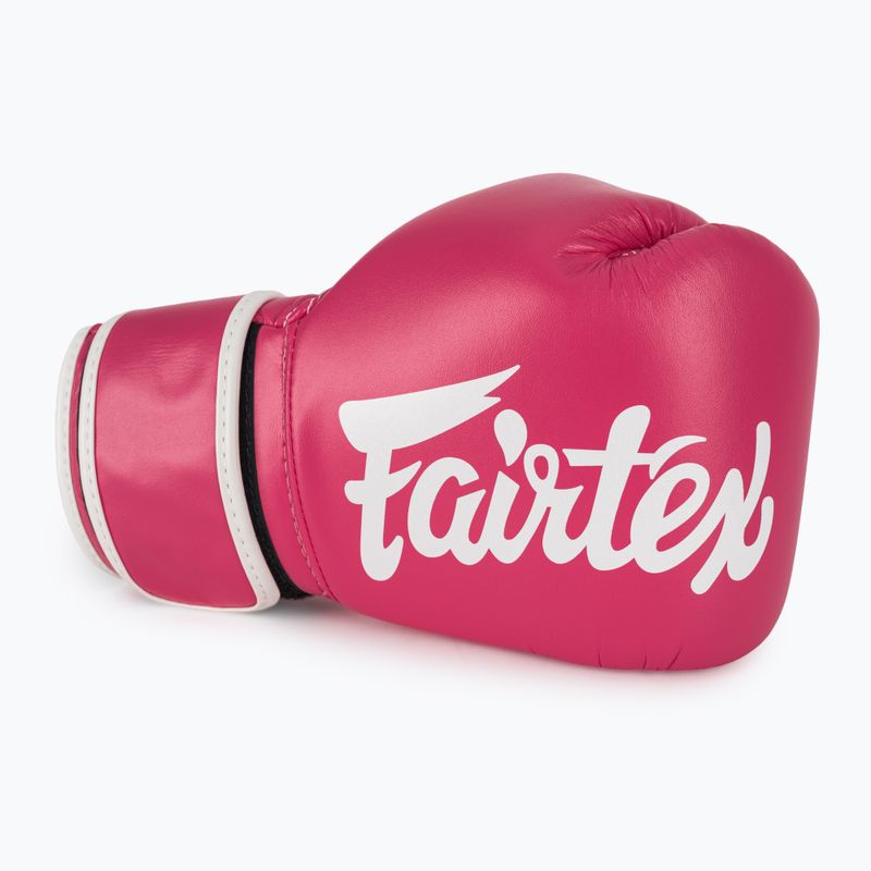 Боксови ръкавици Fairtex Microfiber pink/white 5