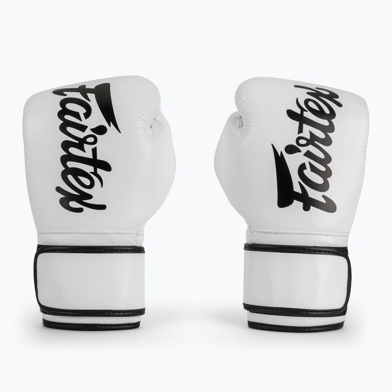 Боксови ръкавици Fairtex Microfiber white 2