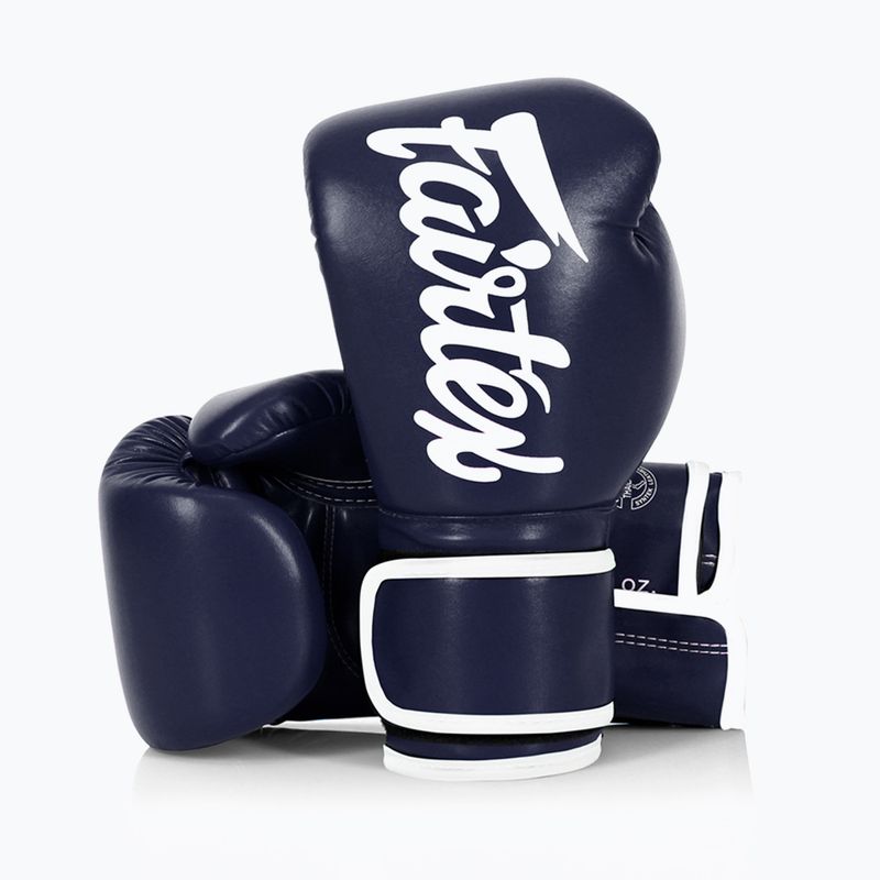 Боксови ръкавици Fairtex Microfiber Art Collections Blue Wave blue 4