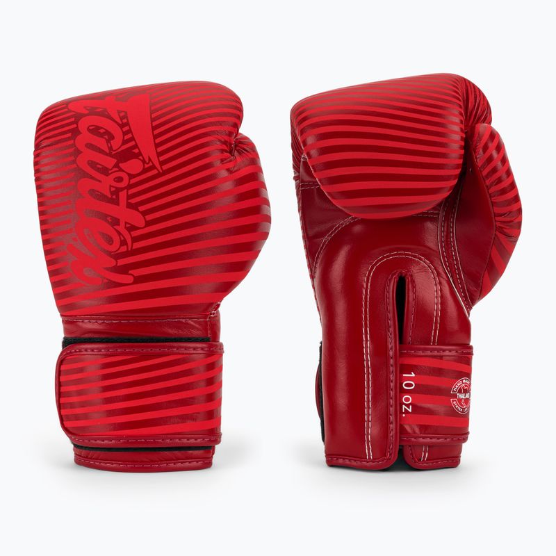 Боксови ръкавици Fairtex Microfiber Art Collections Minimalism Art red