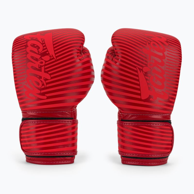 Боксови ръкавици Fairtex Microfiber Art Collections Minimalism Art red 2