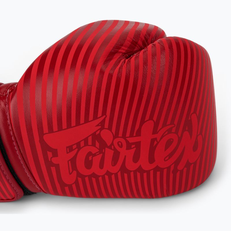 Боксови ръкавици Fairtex Microfiber Art Collections Minimalism Art red 5