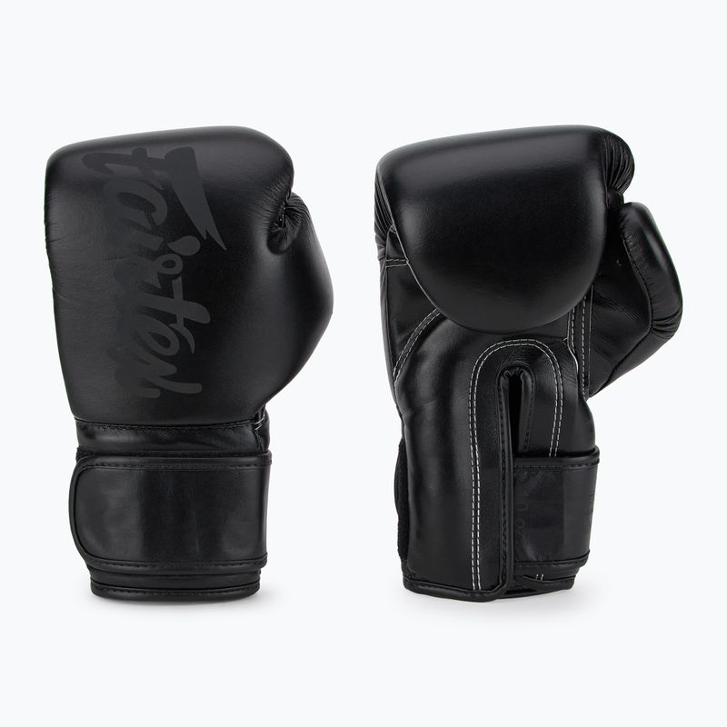 Боксови ръкавици Fairtex Microfiber Art Collection Solid black
