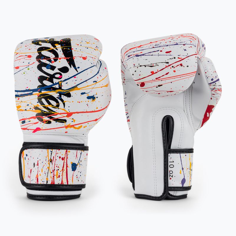Боксови ръкавици Fairtex Microfiber Art Collections Painter white