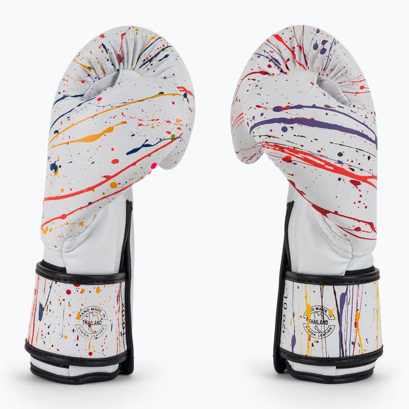 Боксови ръкавици Fairtex Microfiber Art Collections Painter white 4