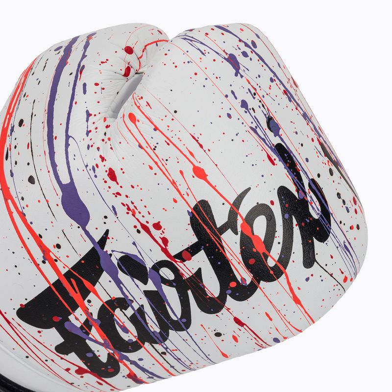 Боксови ръкавици Fairtex Microfiber Art Collections Painter white 5