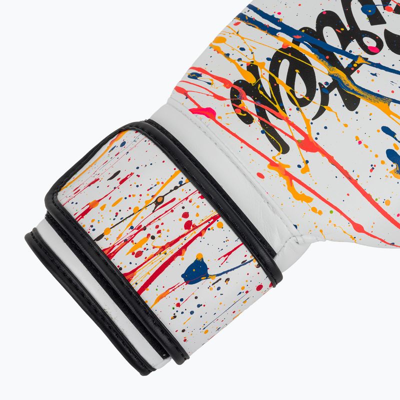 Боксови ръкавици Fairtex Microfiber Art Collections Painter white 6