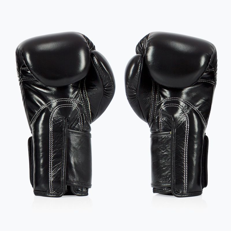 Боксови ръкавици Fairtex Super Sparring - с блокиран палец, черни 2