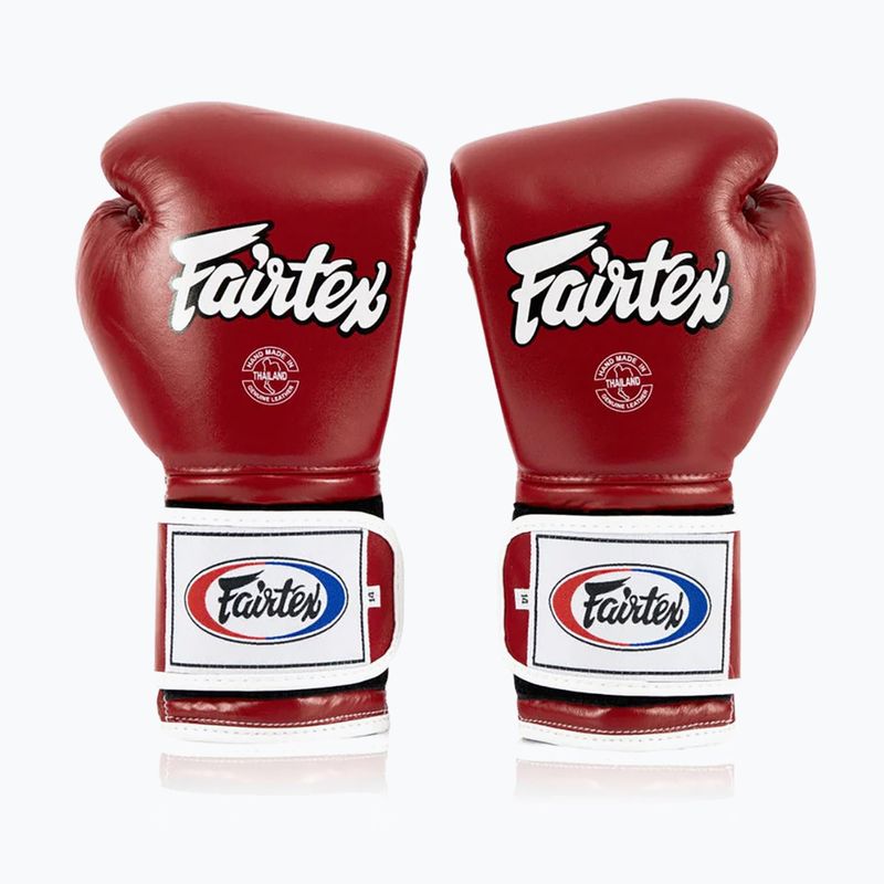 Боксови ръкавици Fairtex Heavy Hitter's Mexican Style red