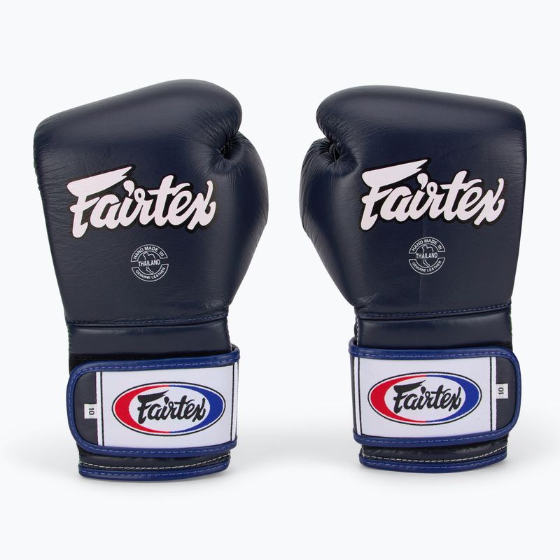 Боксови ръкавици Fairtex Heavy Hitter's Mexican Style blue 2