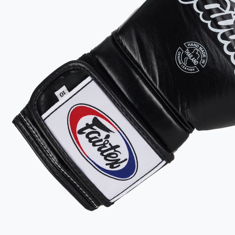 Боксови ръкавици Fairtex Heavy Hitter's Mexican Style black/yellow 6