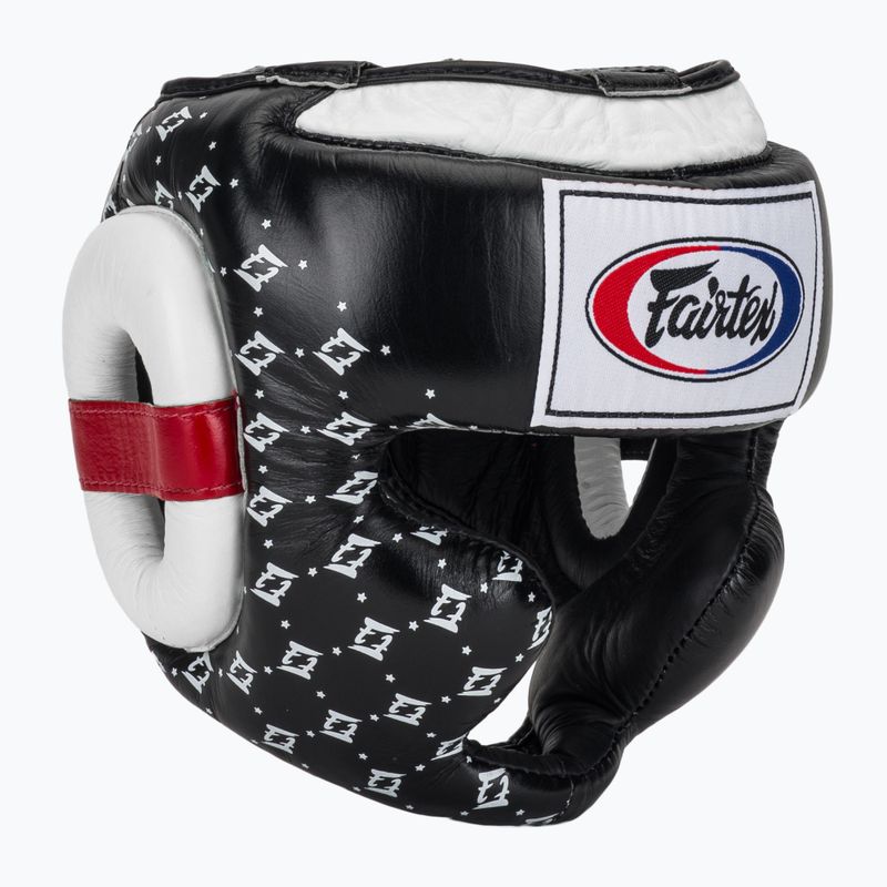 Боксова каска Fairtex Super Sparring black/white