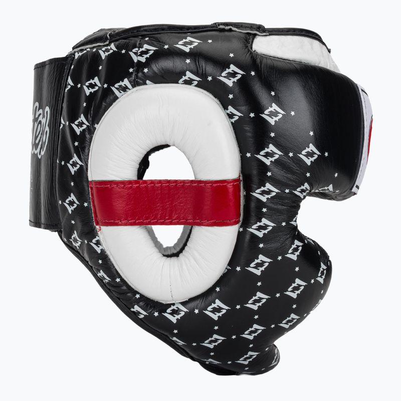Боксова каска Fairtex Super Sparring black/white 2