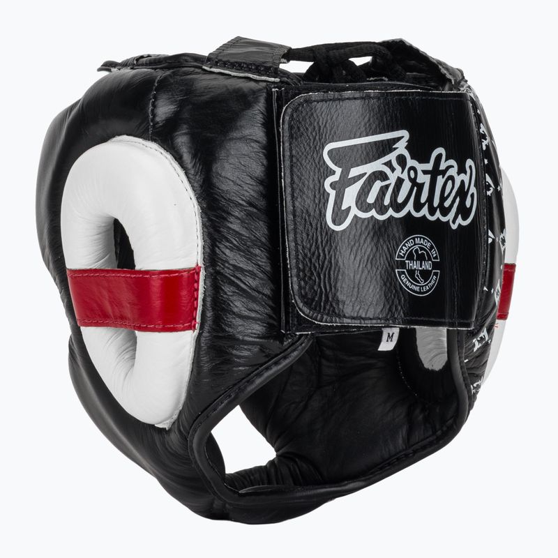 Боксова каска Fairtex Super Sparring black/white 3