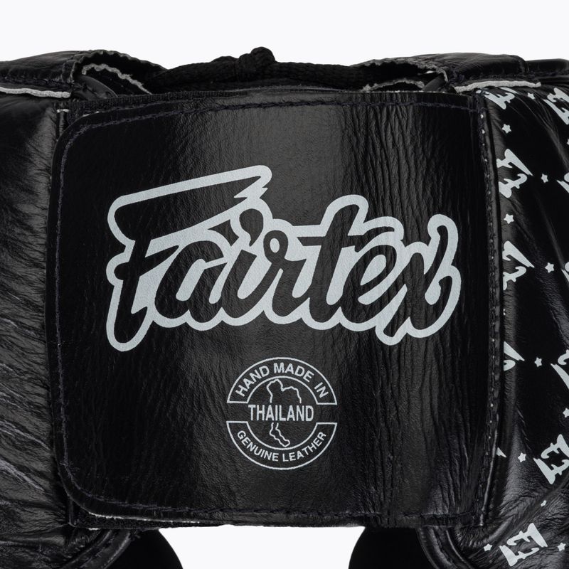 Боксова каска Fairtex Super Sparring black/white 5