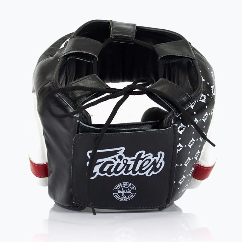 Боксова каска Fairtex Super Sparring black/white 2