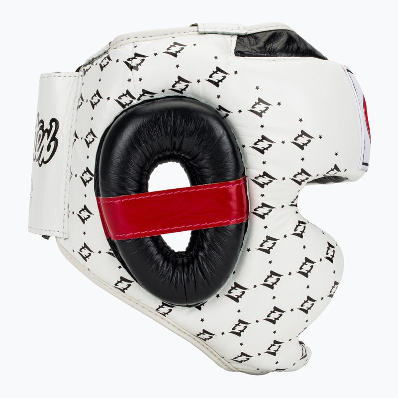 Боксова каска Fairtex Super Sparring white/black 2