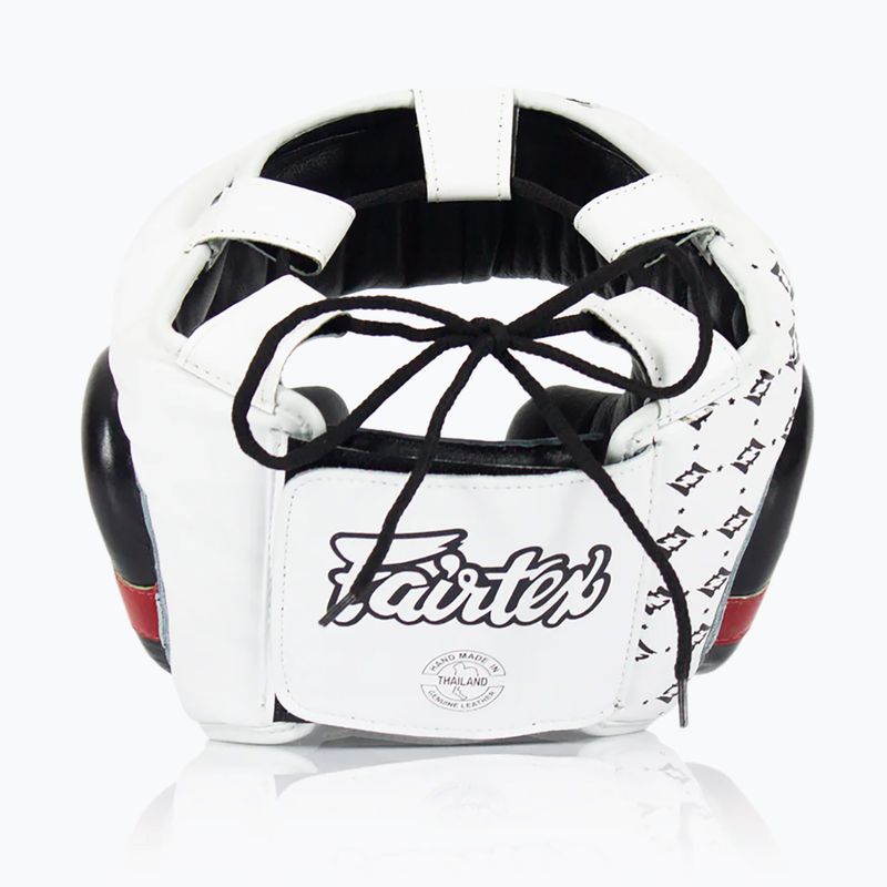 Боксова каска Fairtex Super Sparring white/black 2