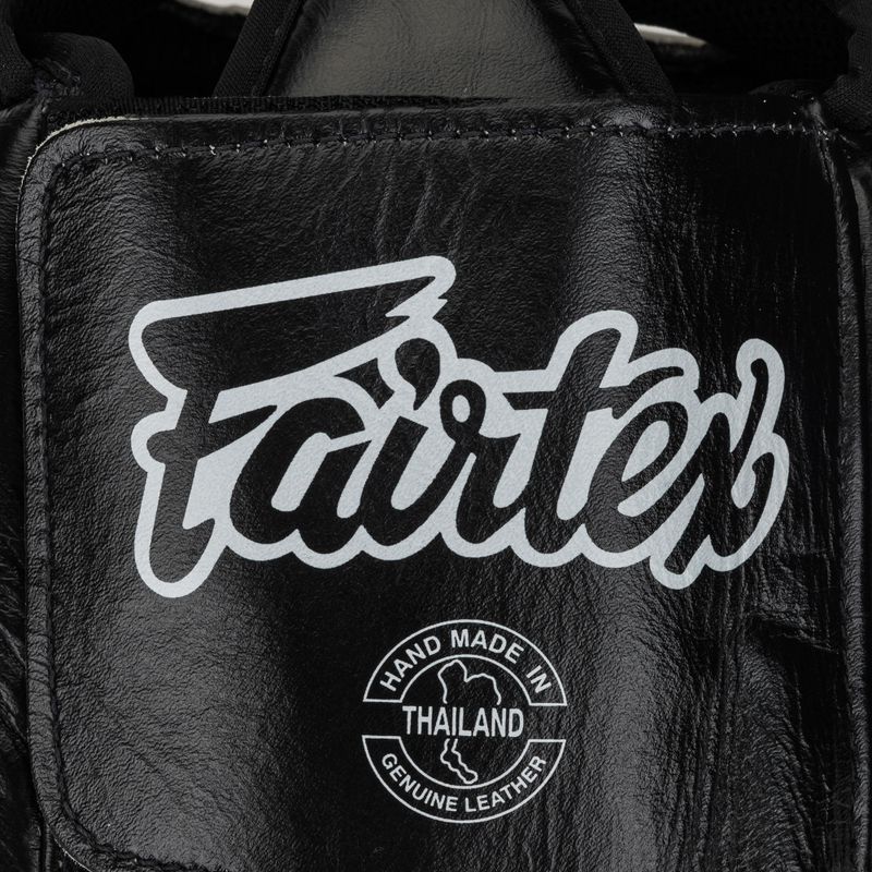 Боксова каска Fairtex Diagonal Vision Sparring - Full Head Coverage black/red 5
