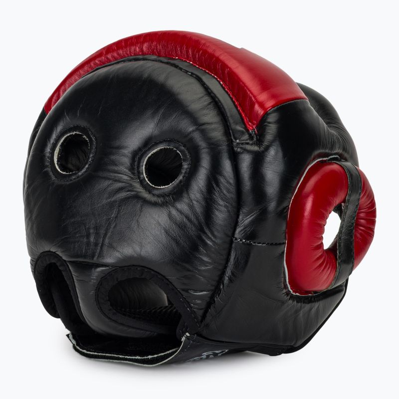 Боксова каска Fairtex Diagonal Vision Sparring - Full Head Coverage black/red 6