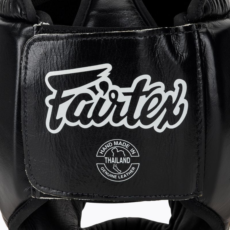 Боксова каска Fairtex Diagonal Vision Sparring - Full Head Coverage black/yellow 5