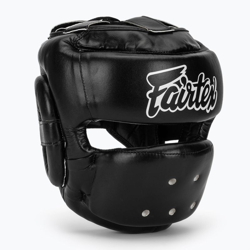 Боксова каска Fairtex Full Face Protector black