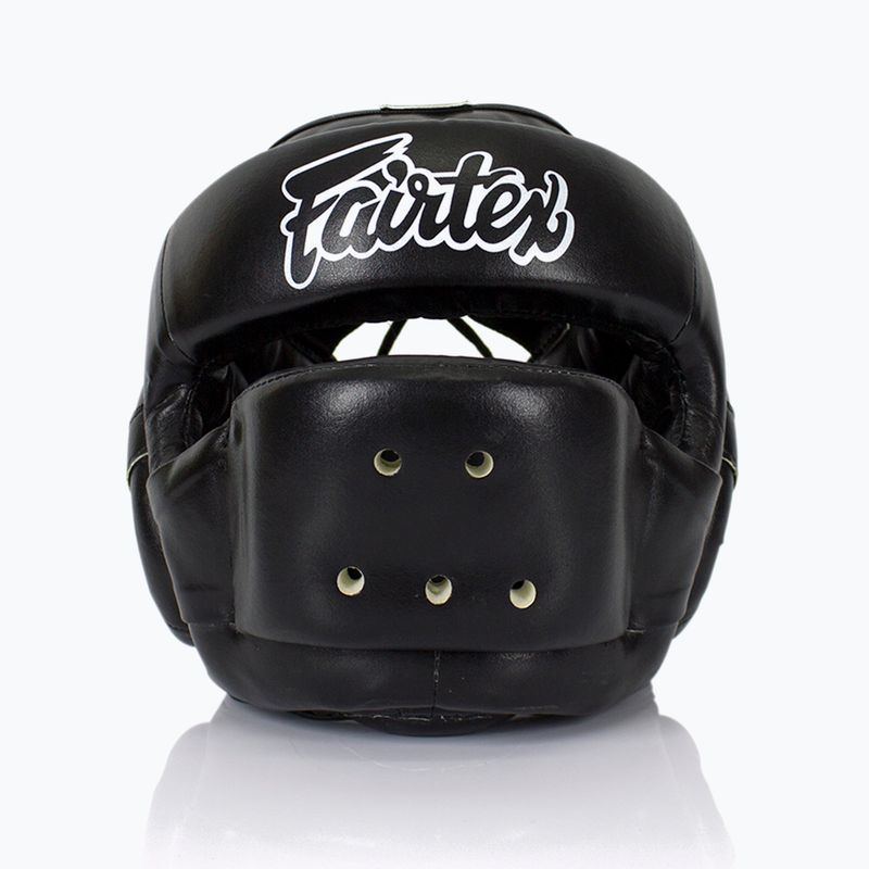 Боксова каска Fairtex Full Face Protector black