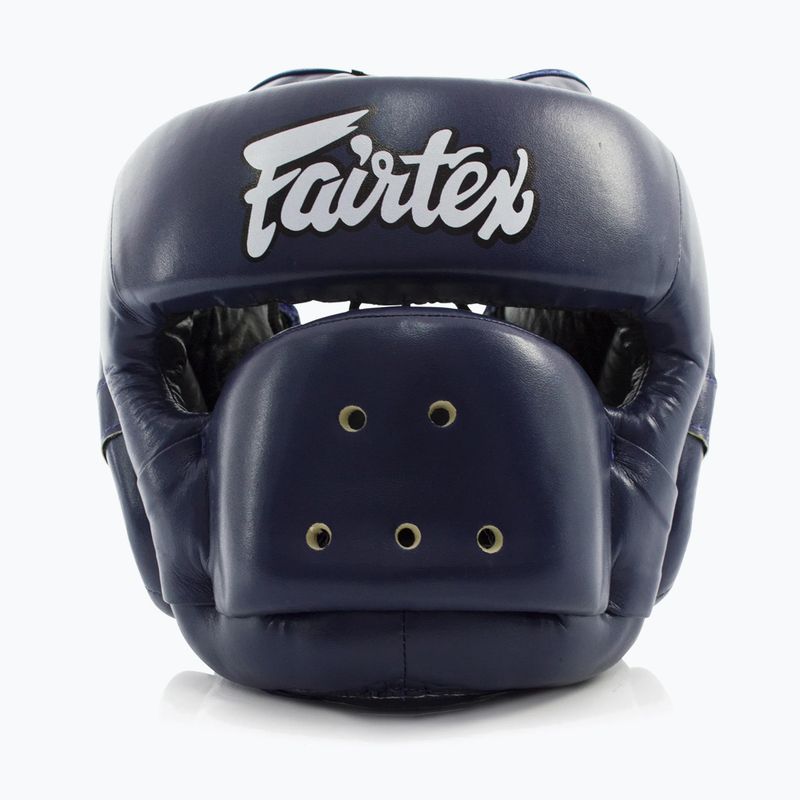 Боксова каска Fairtex Full Face Protector blue 2
