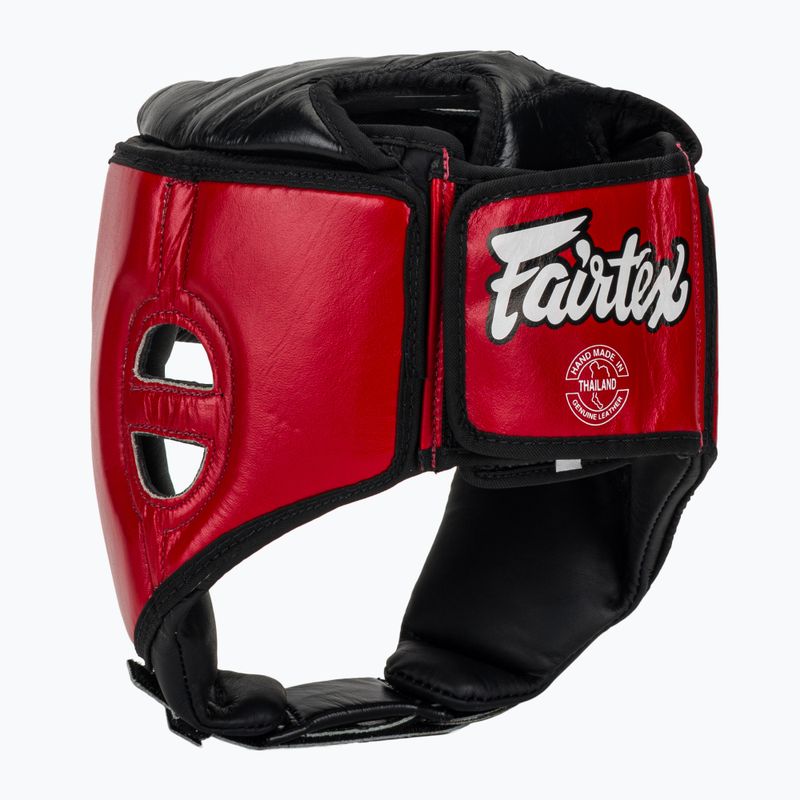Защитна каска Fairtex Muay Thai & Kickboxing Competition red 3