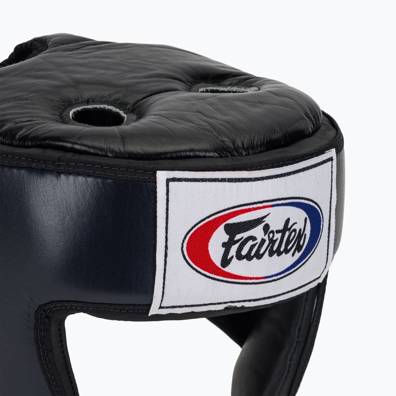 Защитна каска Fairtex Muay Thai & Kickboxing Competition blue 4