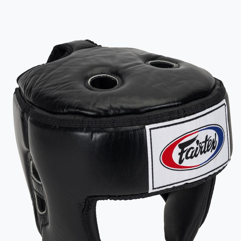 Защитна каска Fairtex Muay Thai & Kickboxing Competition black 4