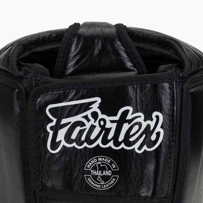 Защитна каска Fairtex Muay Thai & Kickboxing Competition black 5