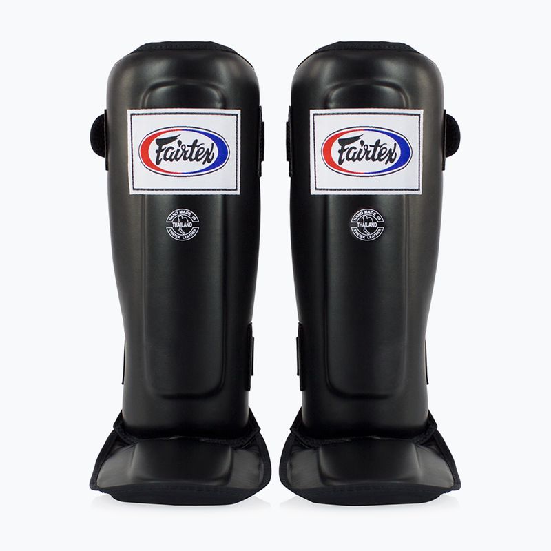 Fairtex In-Step Двойни подплатени протектори за тибия черни