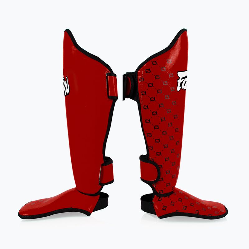 Fairtex Competition подложки за подбедрици червени 3