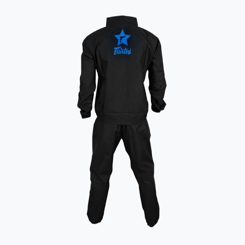 Гащеризон за сауна Fairtex Vinyl black/blue 2
