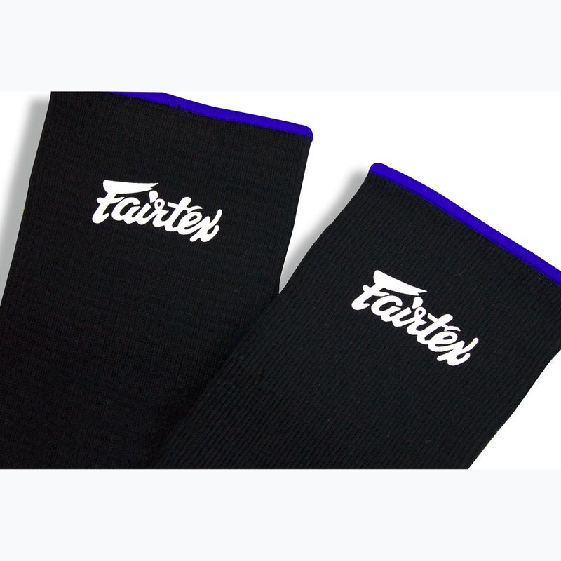 Протектори за глезени Fairtex Ankle Support черни/сини 2