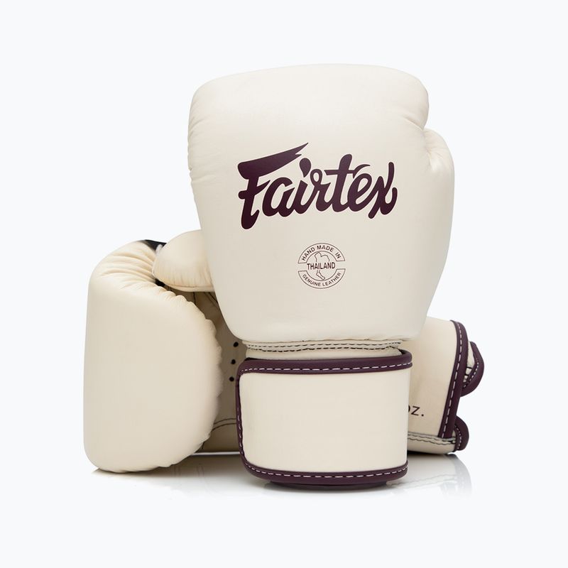 Боксови ръкавици Fairtex Real Leather Boxing khaki 4