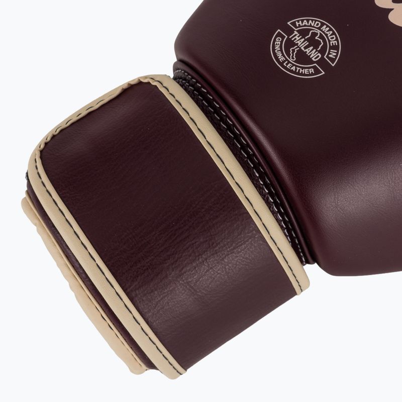 Боксови ръкавици Fairtex Real Leather Boxing maroon 6