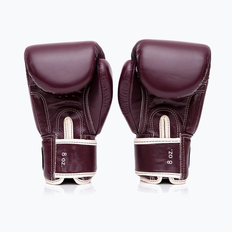 Боксови ръкавици Fairtex Real Leather Boxing maroon 2