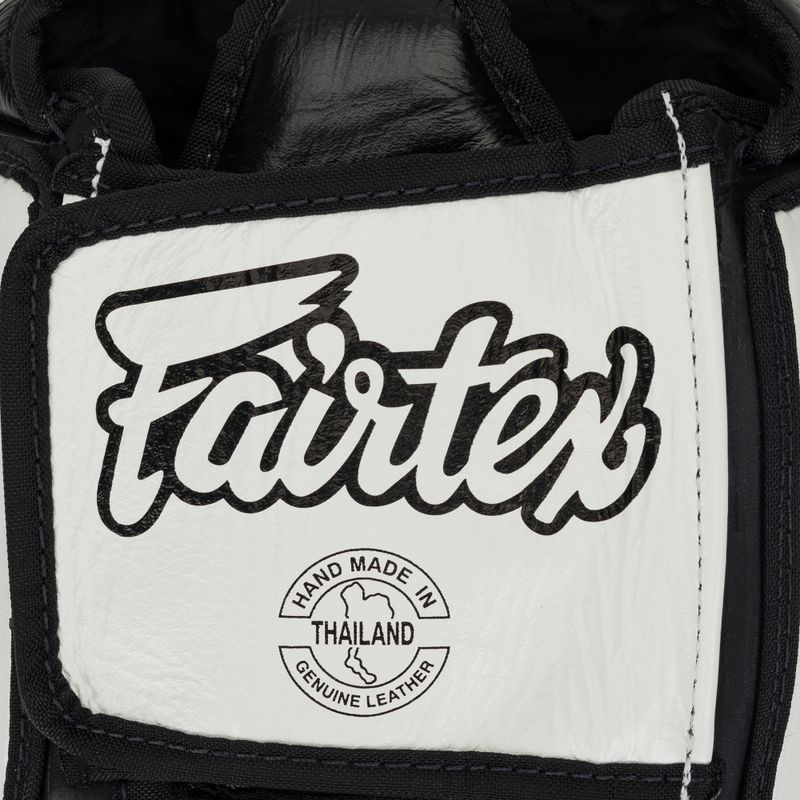 Боксова каска Fairtex Muay Thai & Kickboxing Competition white 5