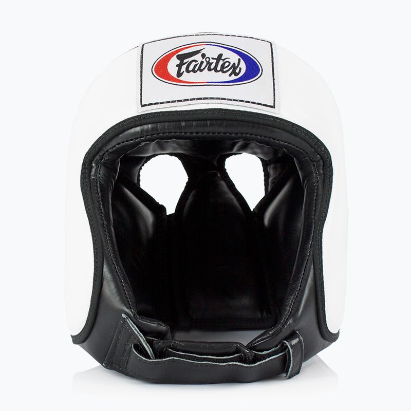 Боксова каска Fairtex Muay Thai & Kickboxing Competition white 2