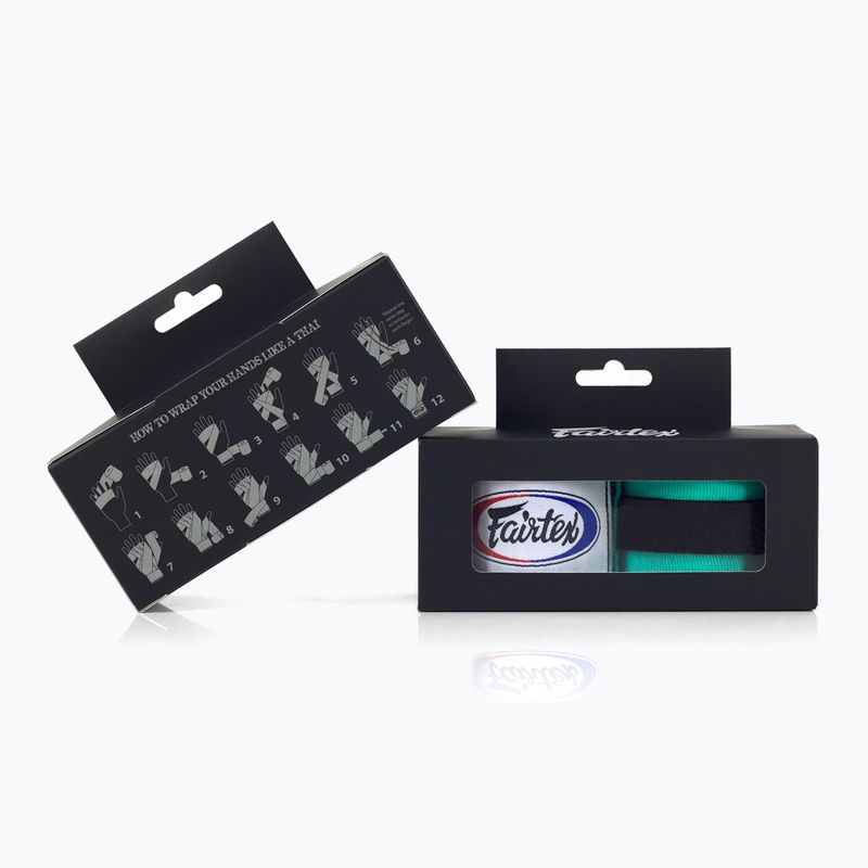 Боксови бандажи Fairtex Handwraps 300 cm mint 3