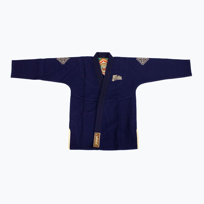 GI за бразилско жиу-жицу Fairtex „Matchanu“ navy blue 2