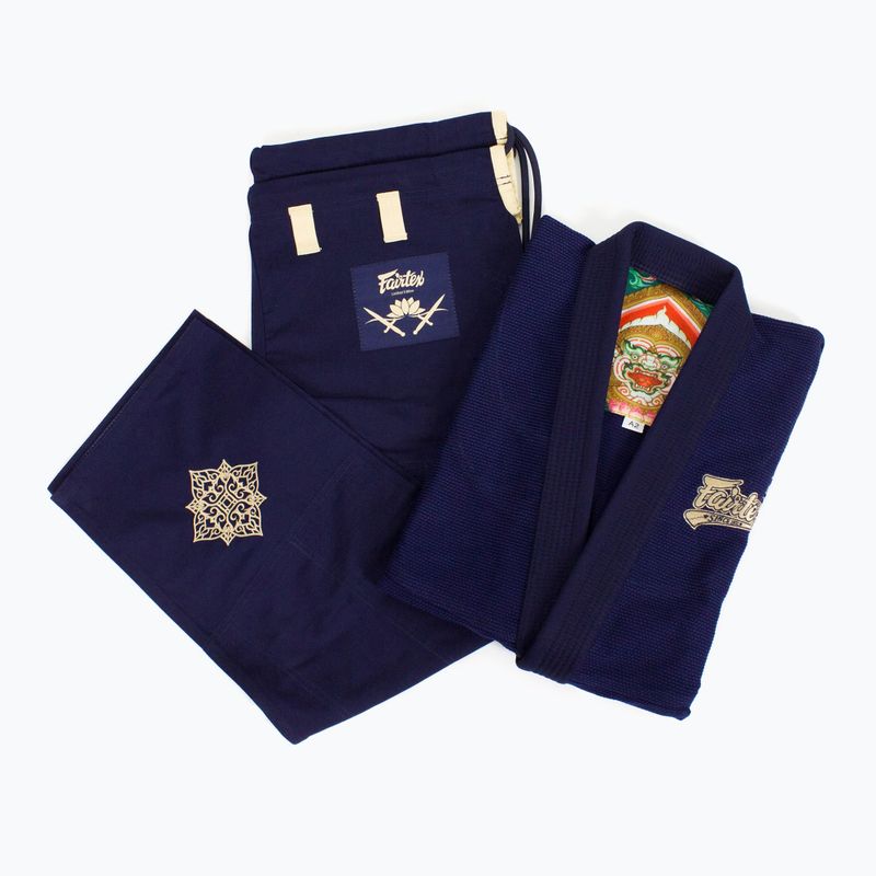 GI за бразилско жиу-жицу Fairtex „Matchanu“ navy blue 9
