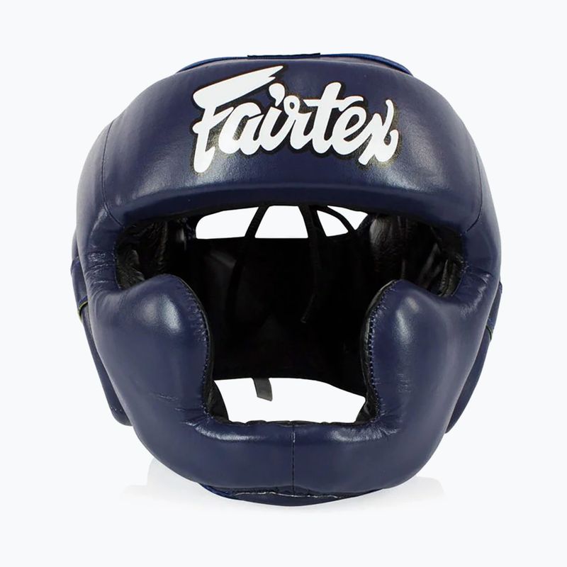 Детска боксьорска каска Fairtex Headguard for Kids blue 2