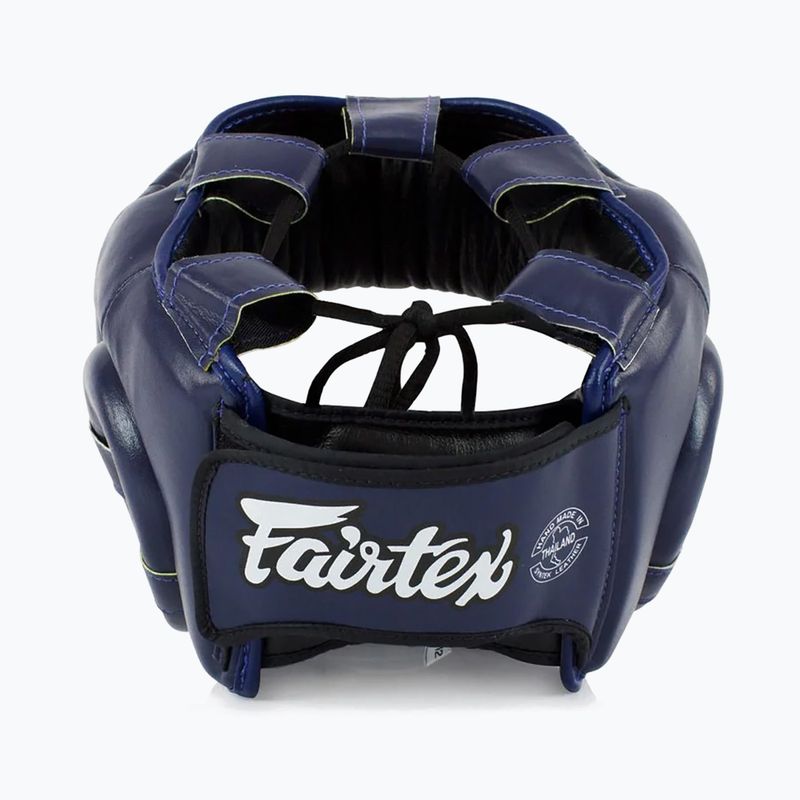 Fairtex Headguard за деца боксова каска синя 3