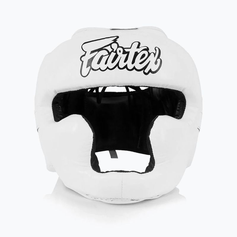 Детска боксьорска каска Fairtex Headguard for Kids white 2